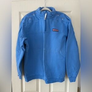 Vintage Vineyard Vines blue lacrosse half zip 🥍